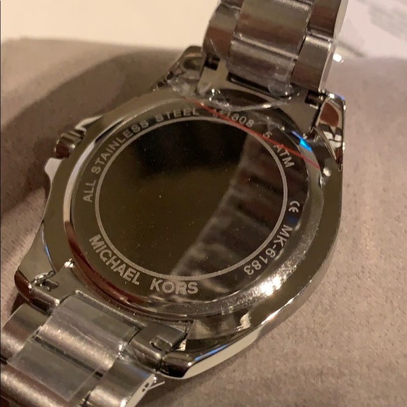 Michael Kors Kacie Silver Dial Stainless Watch - Picture 4 of 5